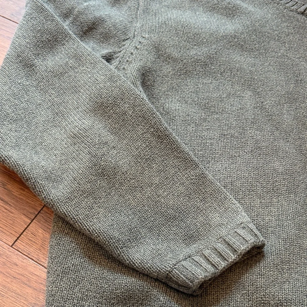 J. Crew Vintage J.Crew '90s cotton V-neck sweater Size XL C27-016 - Picture 5 of 8